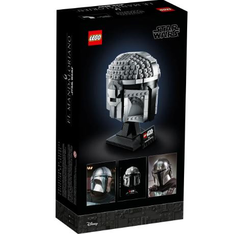 LEGO The Mandalorian™ Helmet 75328 | Advanced Literature | Creative Skills | 584 Pieces | Ages 18+ | K12 Education