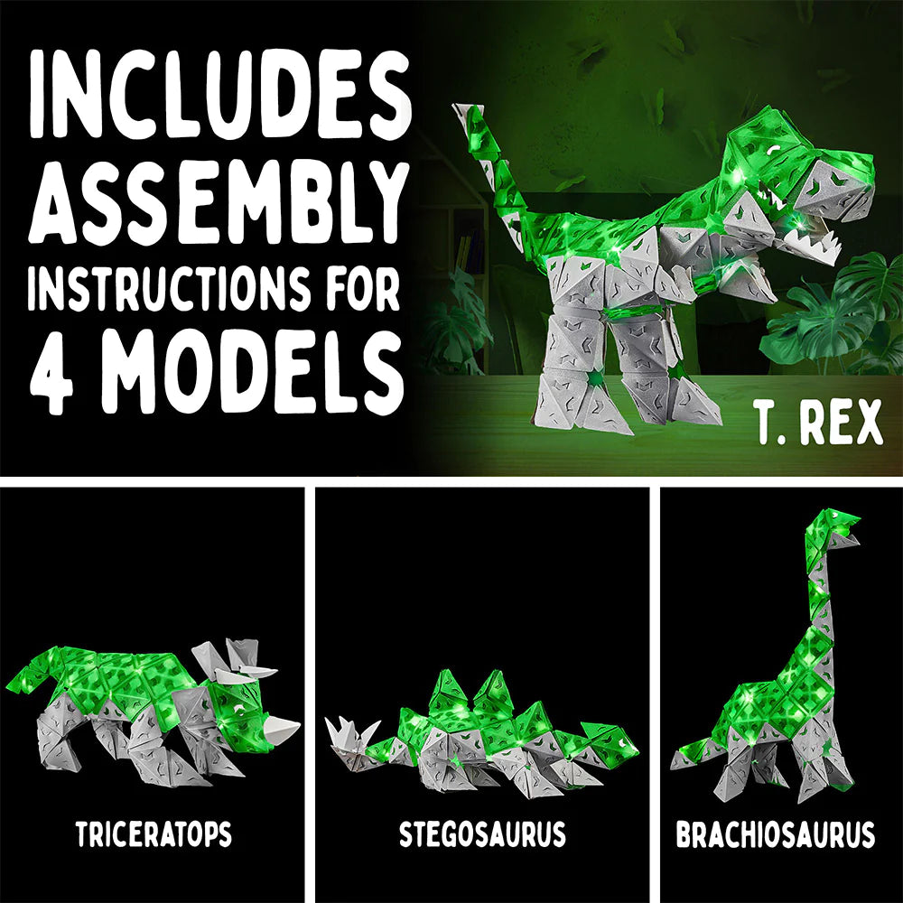 Creatto: Dino Planet 3D Puzzle | Ages 8+ | 190 Pieces | STEM Kit