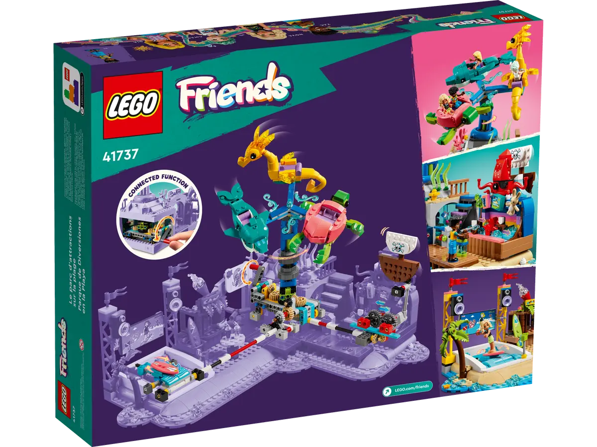 LEGO Beach Amusement Park 41737 | STEM Education | Spatial Engineering | Dexterity Therapy | Special Parts Kit | K12 Education