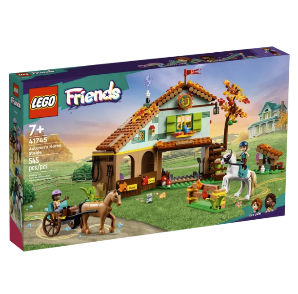 LEGO Autumn's Horse Stable 41745 | STEM Education | Spatial Engineering | Dexterity Therapy | Special Parts Kit | K12 Education
