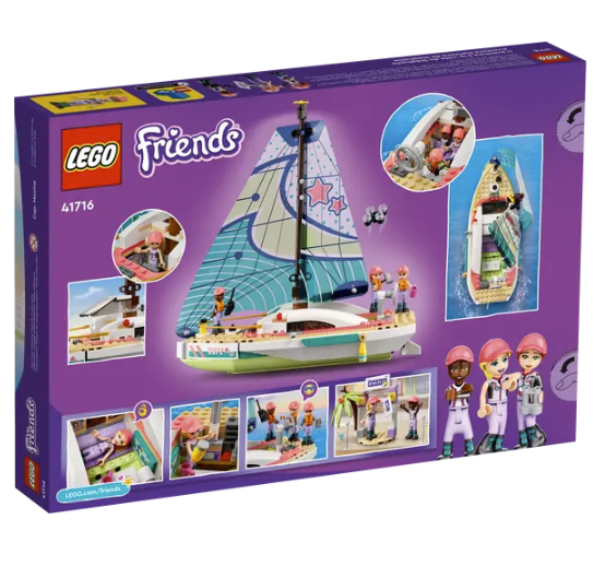 LEGO Stephanie's Sailing Adventure 41716 | STEM Education | Spatial Engineering & Mechanics | Dexterity Therapy | Special Parts Kit | K12 Education