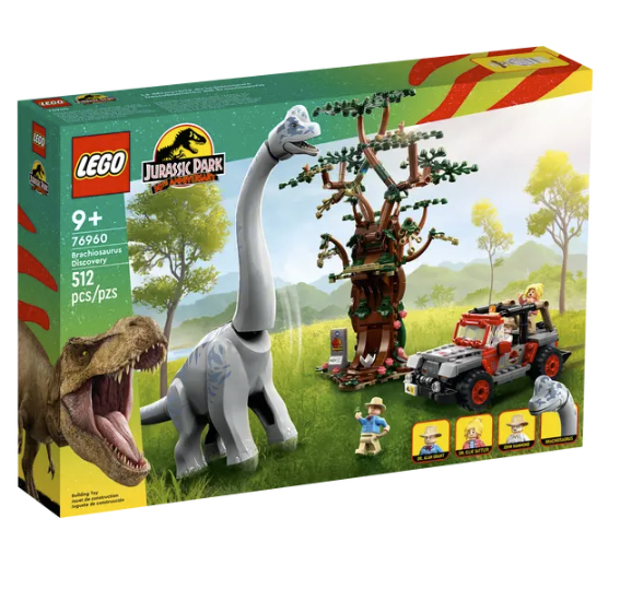 LEGO Brachiosaurus Discovery 76960 | STEM Education | Paleontology Studies | Spatial Engineering | Dexterity Therapy | Special Parts Kit | K12 Education