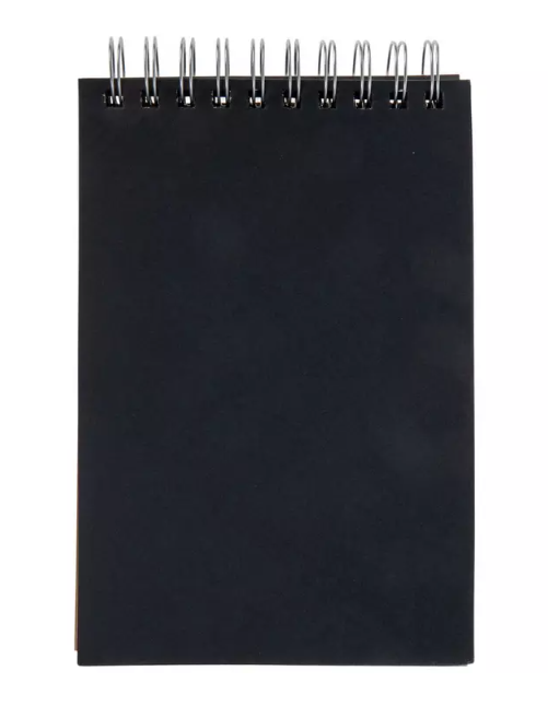 Black Drawing Paper Pad | 5 1/2" x 8"