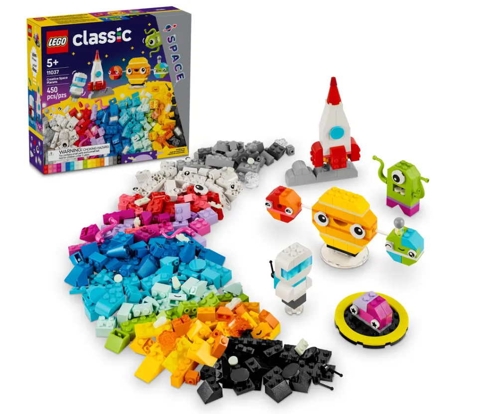 LEGO Creative Space Planets 11037 | Solar System Science Kit | 450 Pieces | Ages 5+ | K12 Education