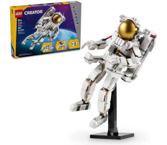 LEGO Space Astronaut 31152 | NASA & Space Science Education | STEM Education | Ages 9+ | Special Parts Kit | K12 Education