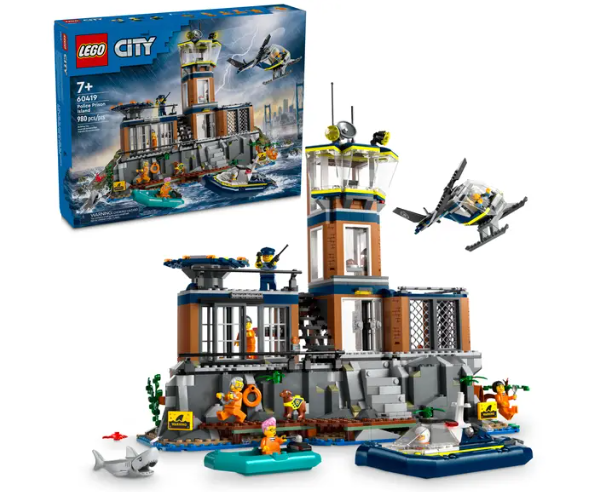 LEGO Police Prison Island 60419 | Social Studies & Community Education | 980 Pieces | Ages 7+ |K12 Education