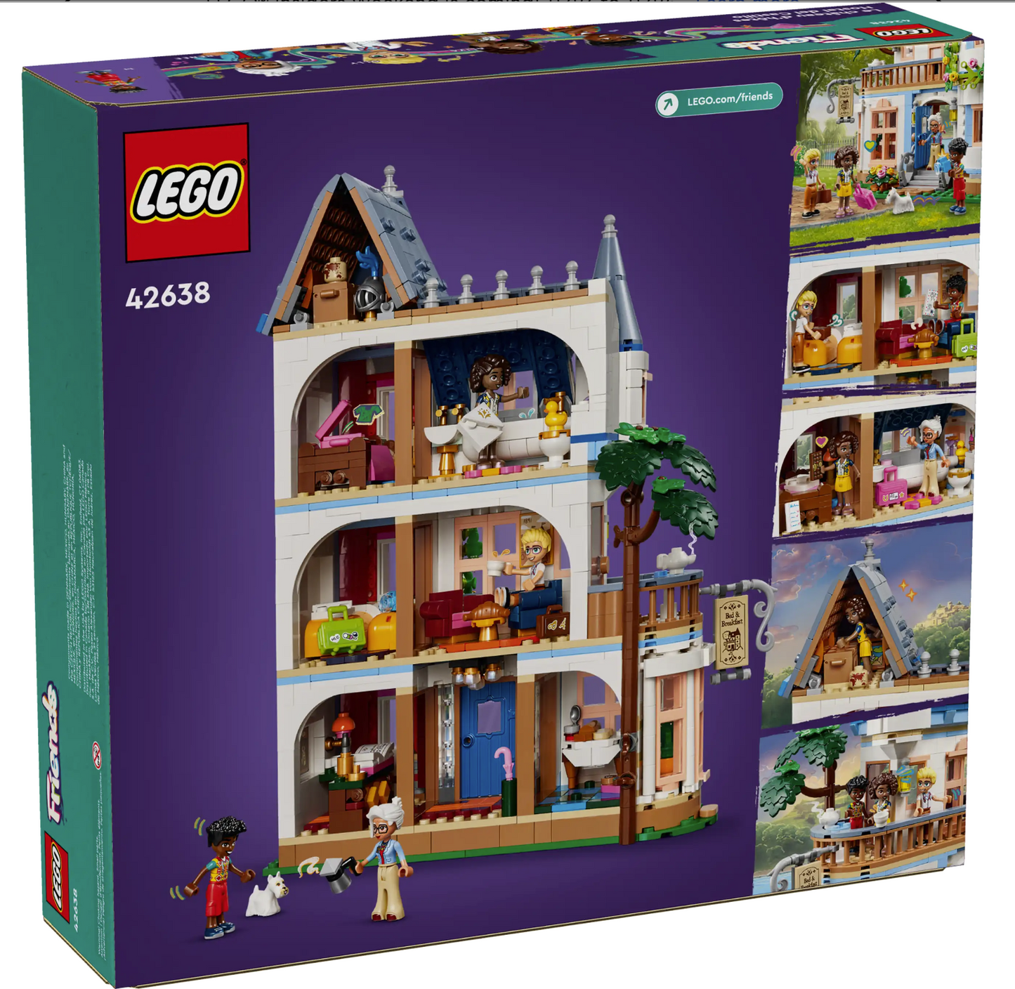 LEGO Castle Bed and Breakfast 42638 | STEM Education | Spatial Engineering | Dexterity Therapy | Special Parts Kit | K12 Education