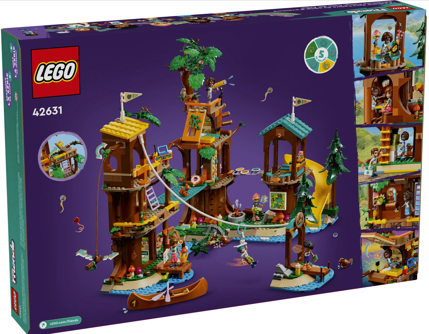 LEGO Adventure Camp Tree House 42631 | Family and Community Education |1128 Pieces| Ages 8+ | K12 Education