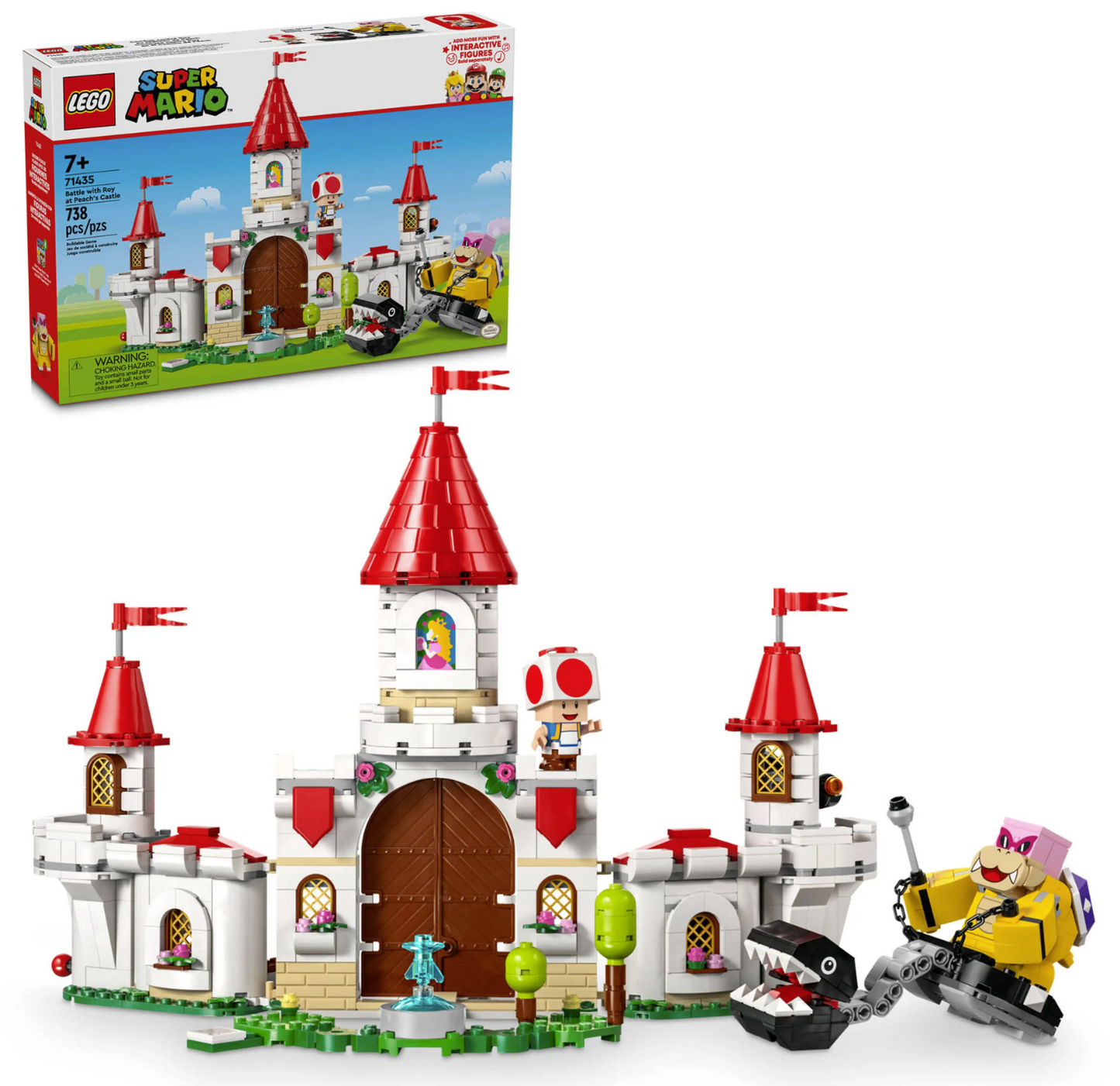 LEGO Super Mario™ Battle with Roy at Peach’s Castle 71435 | STEM Education | Spatial Engineering | Dexterity Therapy | Special Parts Kit | K12 Education