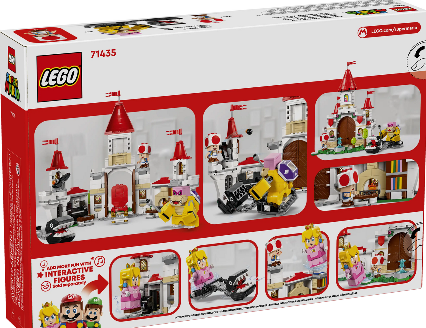 LEGO Super Mario™ Battle with Roy at Peach’s Castle 71435 | STEM Education | Spatial Engineering | Dexterity Therapy | Special Parts Kit | K12 Education