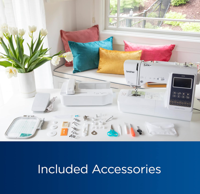 Brother Computerized SE700 Sewing and Embroidery Machine | Plus Sewing Accessories *BUNDLE*