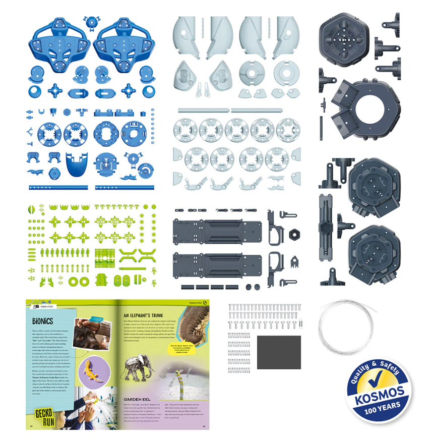 Bionic Robotic Arm | STEM Kit | 297 Pieces