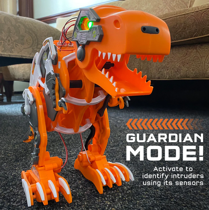 Code+Control Dinosaur Robot: REX | STEM Kit | 100 Pieces