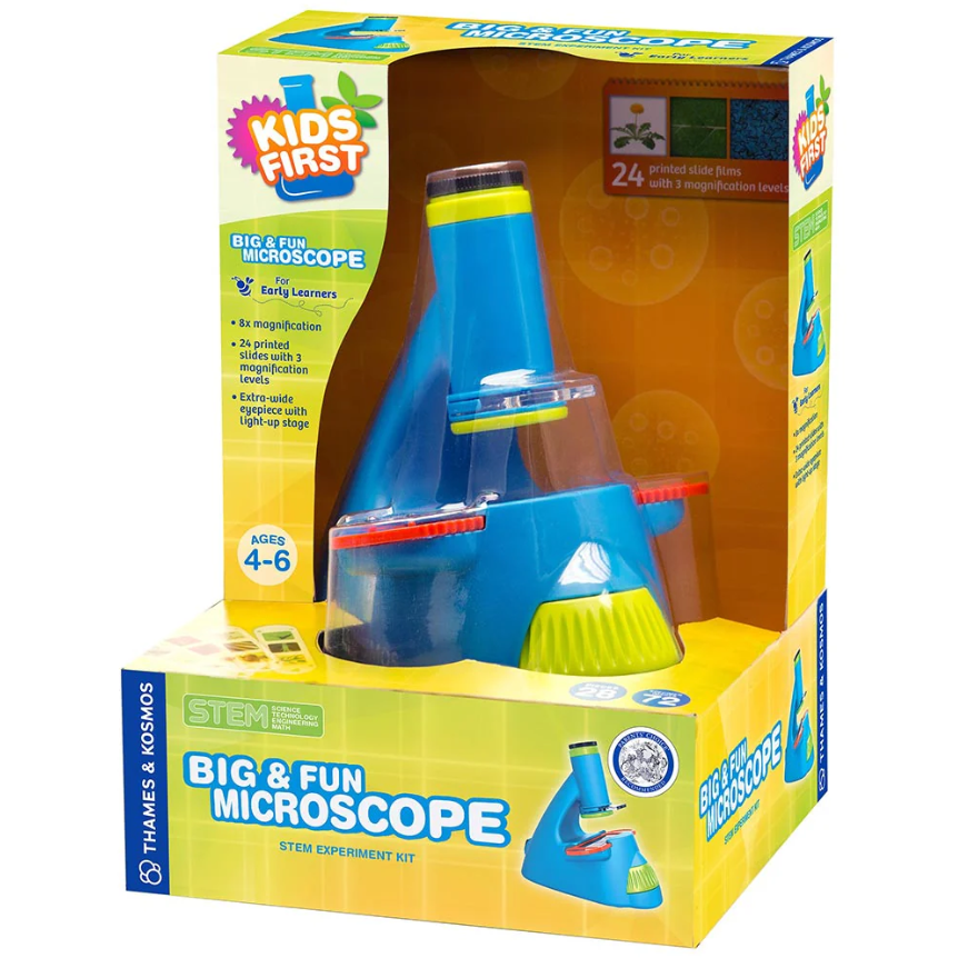 Kids First Big & Fun Microscope | Ages 4+ | STEM Experiment Kit