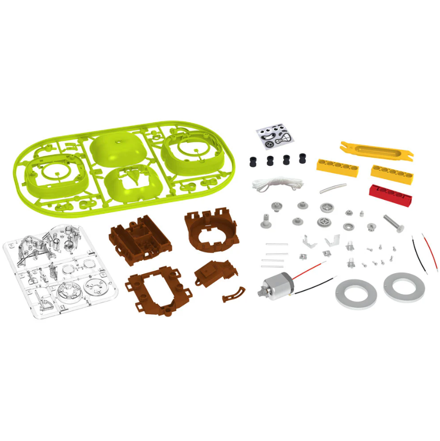 Newton's Apple: Tightrope-Walking Gyrobot | Ages 8+ | 75 Pieces | STEM Kit