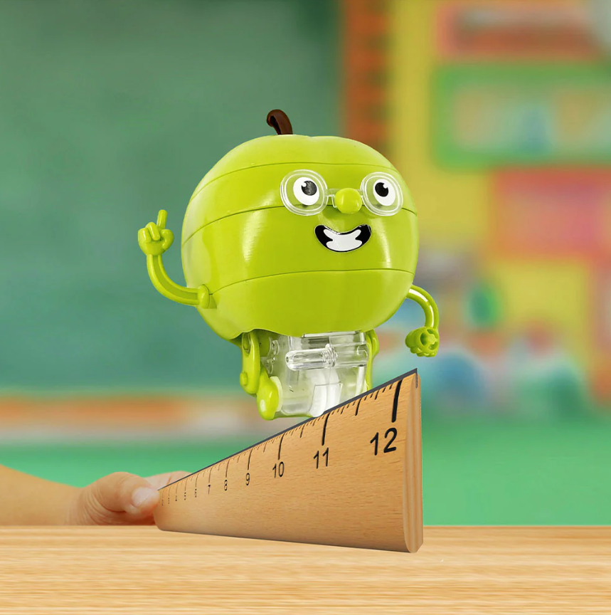 Newton's Apple: Tightrope-Walking Gyrobot | Ages 8+ | 75 Pieces | STEM Kit