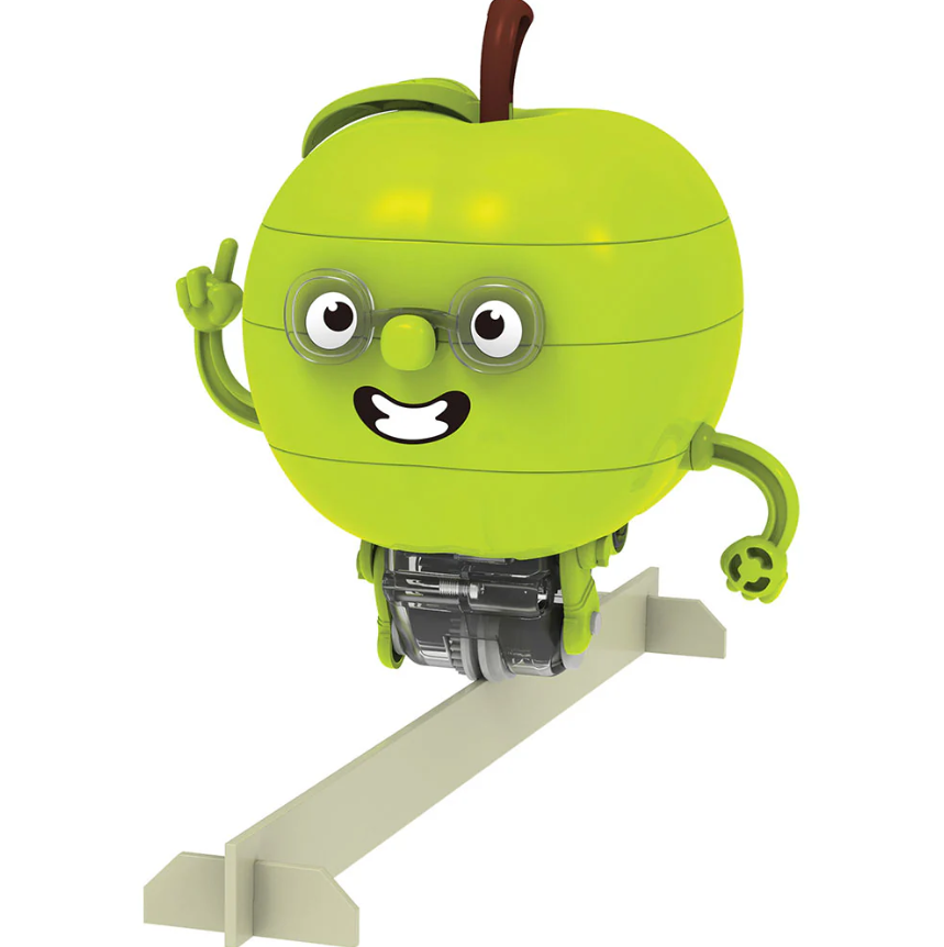 Newton's Apple: Tightrope-Walking Gyrobot | Ages 8+ | 75 Pieces | STEM Kit
