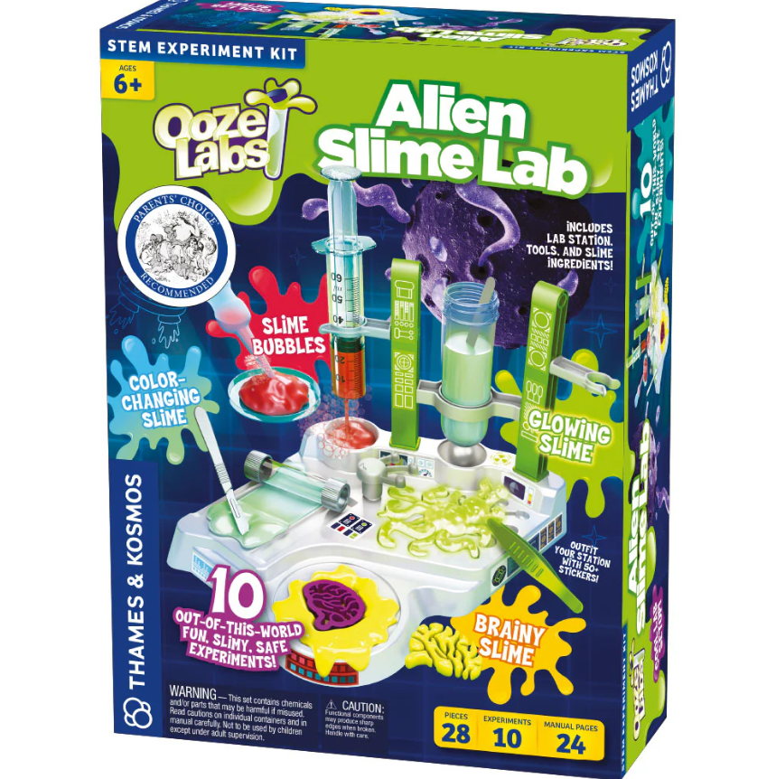 Ooze Labs: Slime Lab Chemistry Station | Ages 6+ | 28 Pieces | STEM Experiment Kit