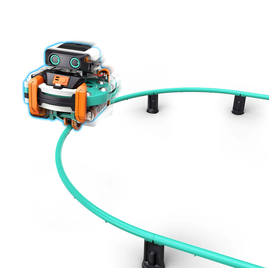 RoboRails: The Robot Monorail System | Ages 8-12+ | 186 Pieces | STEM Experiment Kit