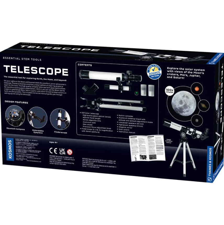 Astronomical Telescope with 100x Magnification | Ages 8+