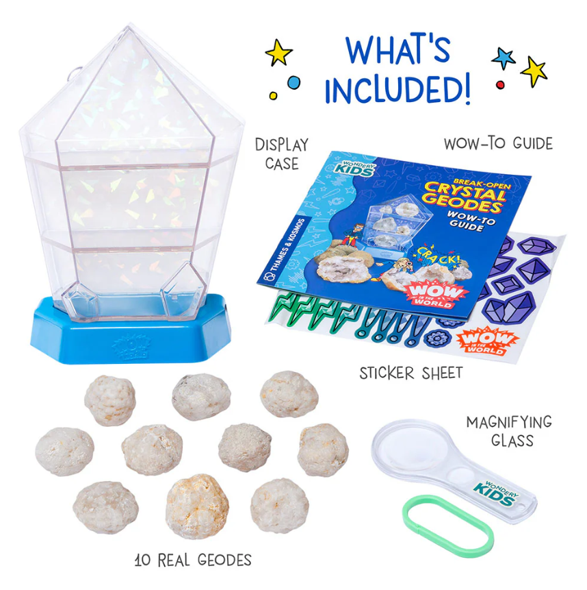 Wow in the World: Geology Kit | Ages 6+ | 15 Pieces | STEM Experiment Kit
