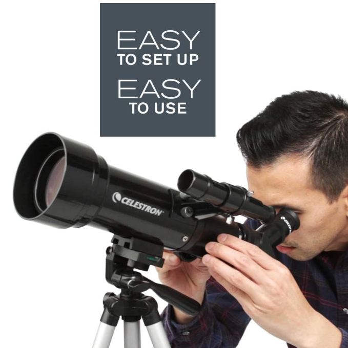 Celestron 70mm Telescope | Ideal for Beginners | Fully-Coated Glass Optics