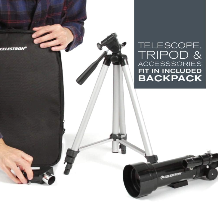 Celestron 70mm Telescope | Ideal for Beginners | Fully-Coated Glass Optics