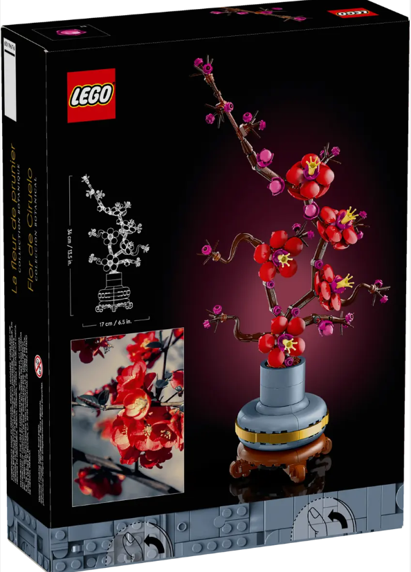 LEGO Plum Blossom 10369 | Botanical | 327 Pieces | Ages 18+ | K12 Education