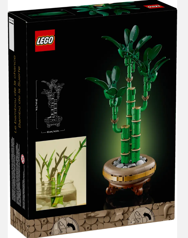 LEGO Lucky Bamboo 10344 | Botanical | 325 Pieces | Ages 18+ | K12 Education