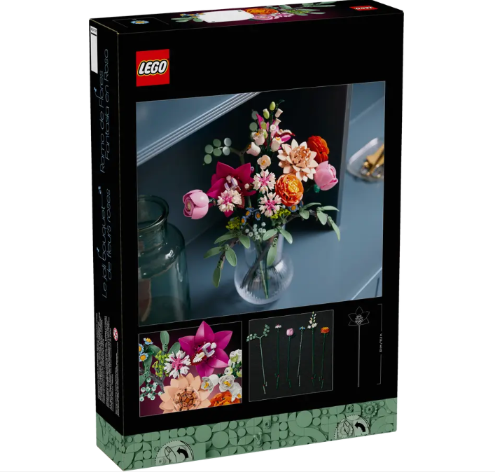 LEGO Pretty Pink Flower Bouquet 10342