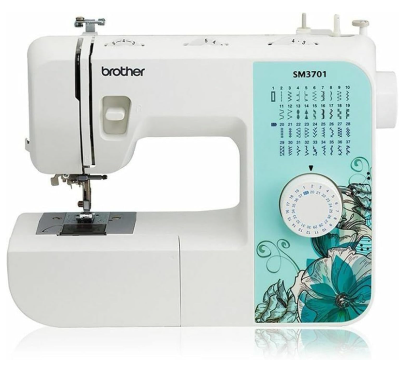 Brother SM3701 Sewing Machine | 12" x 5.8" x 15.3" | White