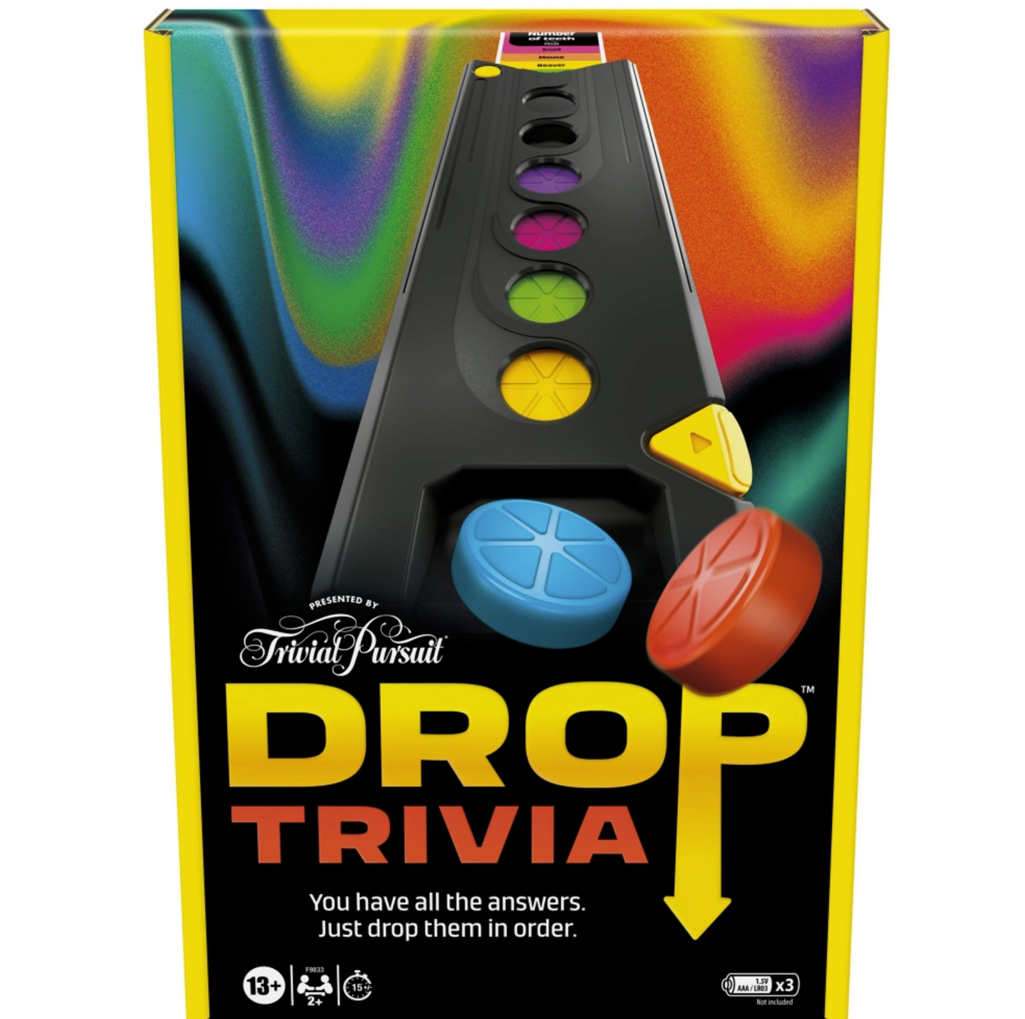 Drop Trivia Board Game | Ages 13+ | STEM