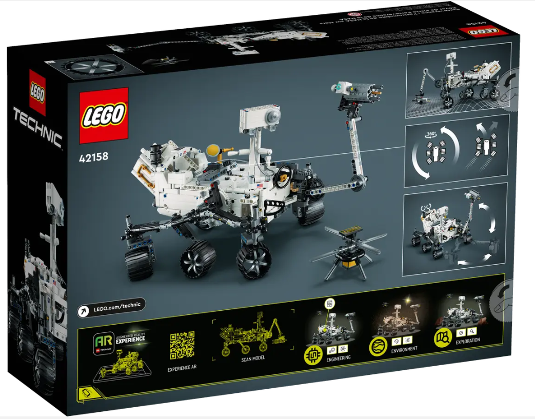 LEGO NASA Mars Rover Perseverance 42158 | Ages 10+ | 1132 Pieces