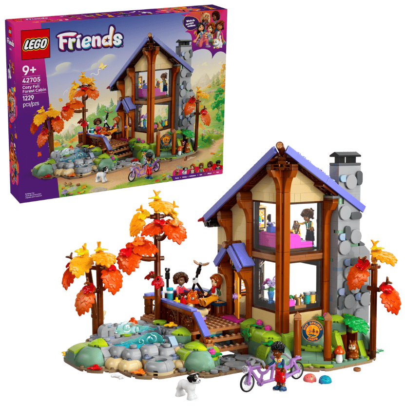 LEGO Cozy Fall Forest Cabin 42705