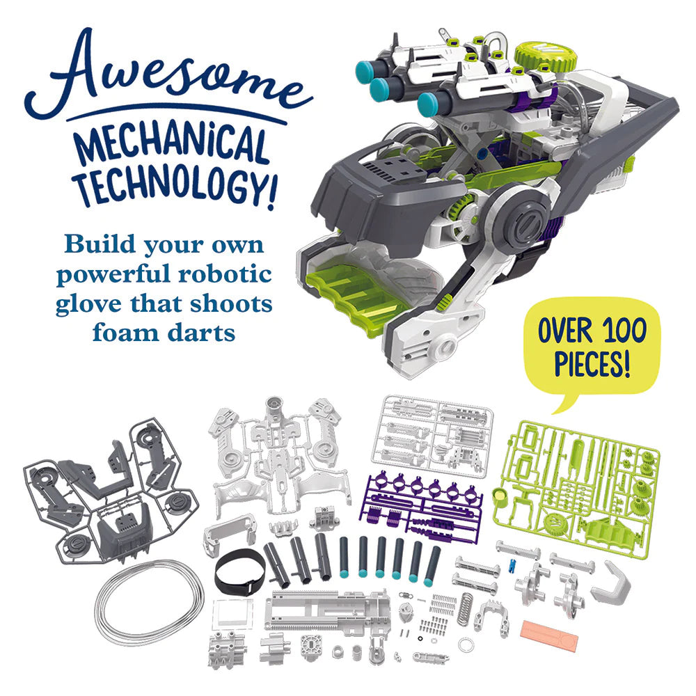 Ultra Bionic Blaster | Air-Powered Robotics | Ages 10+ | 139 Pieces | STEM Experiment Kit