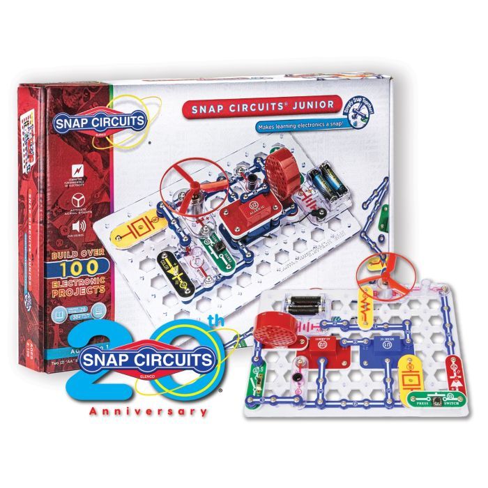 Snap Circuits Junior - Electronic Project Kit for younger students, 100+ Projects
