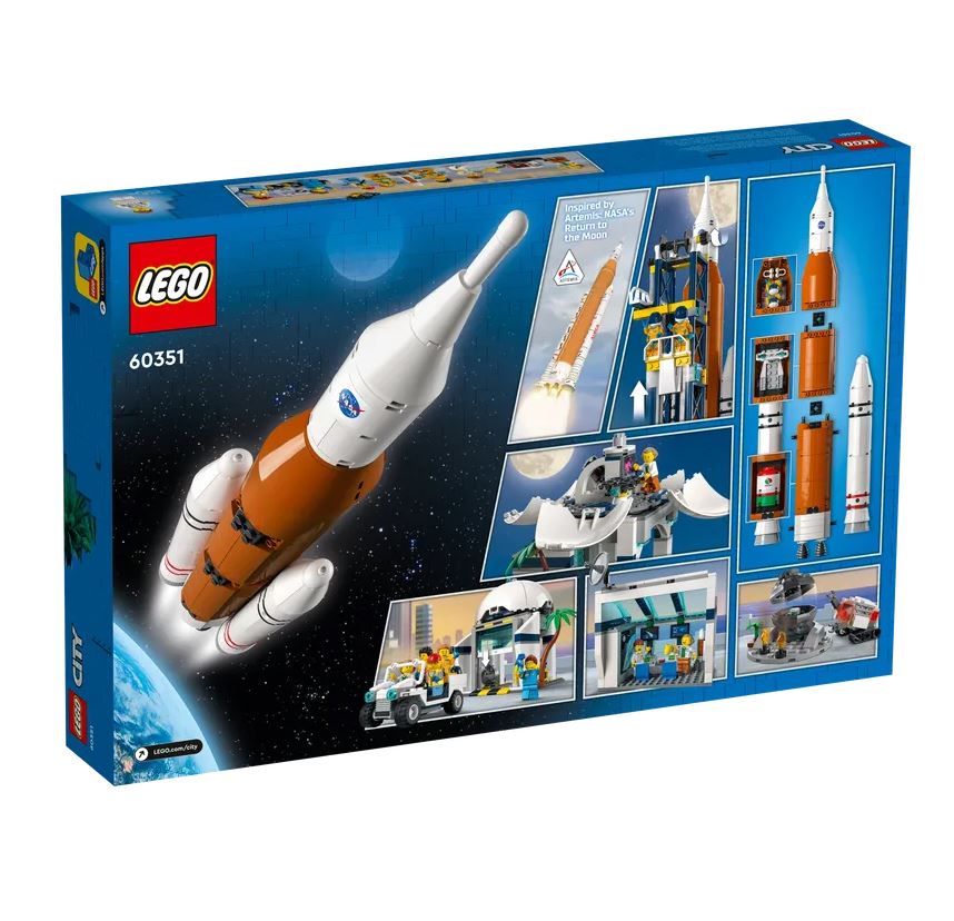 LEGO NASA Artemis Rocket 60351 | Space History | 1010 Pieces | Ages 7+ | K12 Education