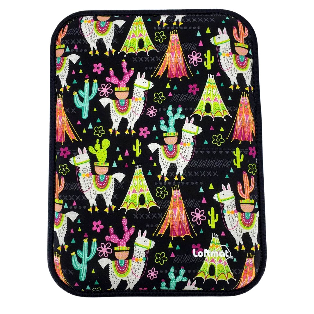 LOFTMAT (8.5x11.5 inch) Cushioned Mouse Pad - "LOFTMAT KIDS EXEC" Limited Edition - Llama Llama Loftmat