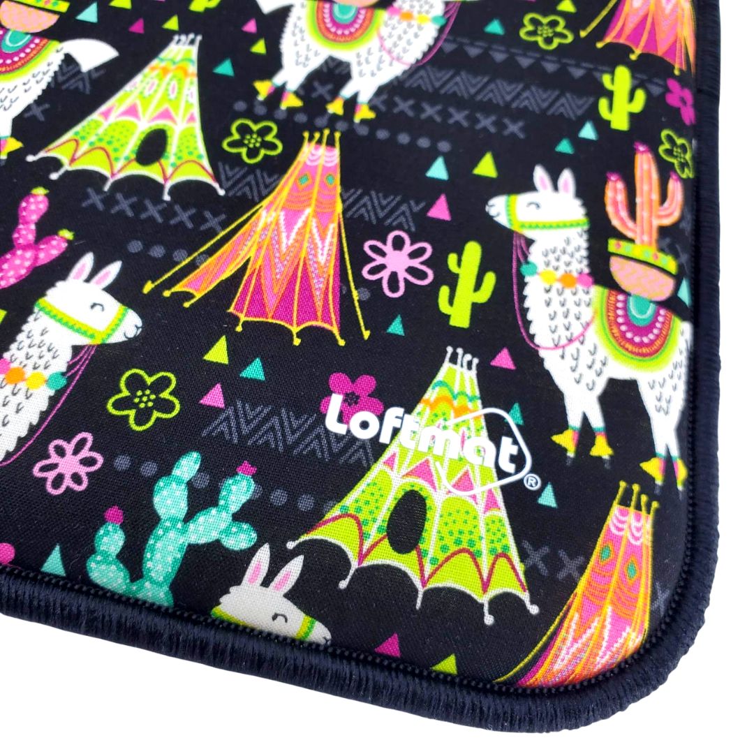 LOFTMAT (8.5x11.5 inch) Cushioned Mouse Pad - "LOFTMAT KIDS EXEC" Limited Edition - Llama Llama Loftmat