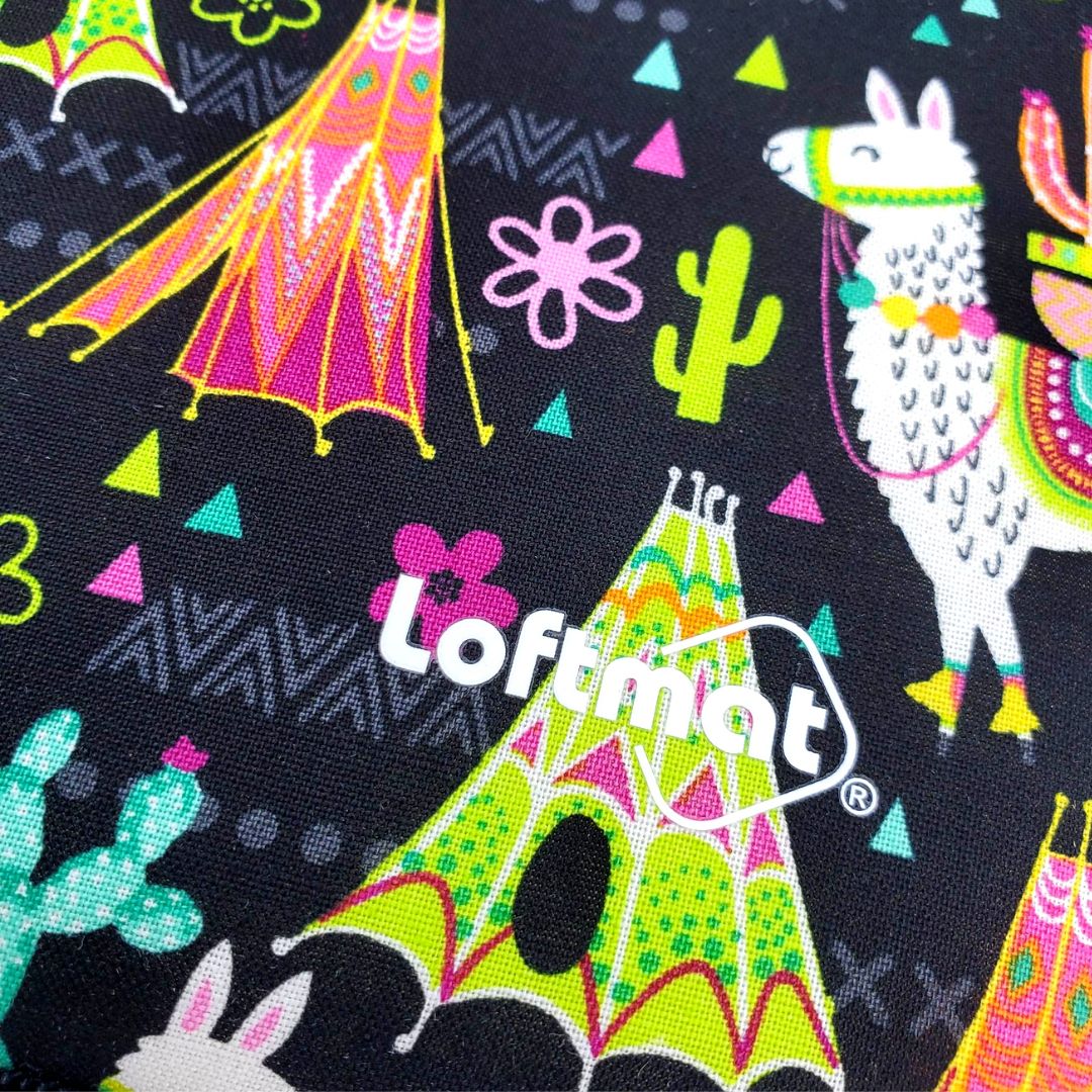 LOFTMAT (8.5x11.5 inch) Cushioned Mouse Pad - "LOFTMAT KIDS EXEC" Limited Edition - Llama Llama Loftmat