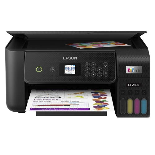 Epson EcoTank 2800 | Wireless Color All-in-One Cartridge-Free Supertank Printer | with Scan and Copy (ET-2800)