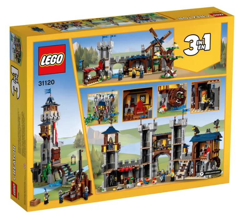 LEGO Medieval Castle 31120 | STEM Education | Social Studies & Architecture | K12 Education