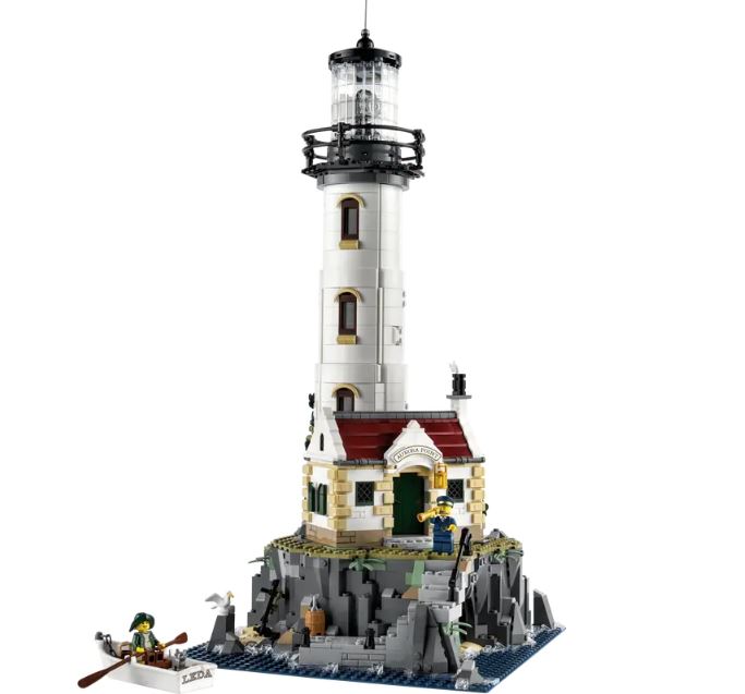 LEGO Motorized Lighthouse 21335 | STEM Education | Spatial Engineering | Dexterity Therapy | Social Studies & Architecture | Special Parts Kit | K12 Education