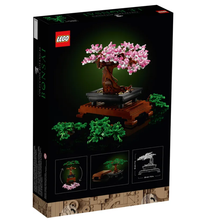 LEGO Bonsai Tree 10281 | Spatial Engineering | Dexterity Therapy | Special Parts Kit | 878 Pieces | K12 Education