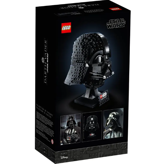 LEGO Darth Vader Helmet 75304 | Advanced Literature | Creative Skills | 834 Pieces | Ages 18+ | K12 Education