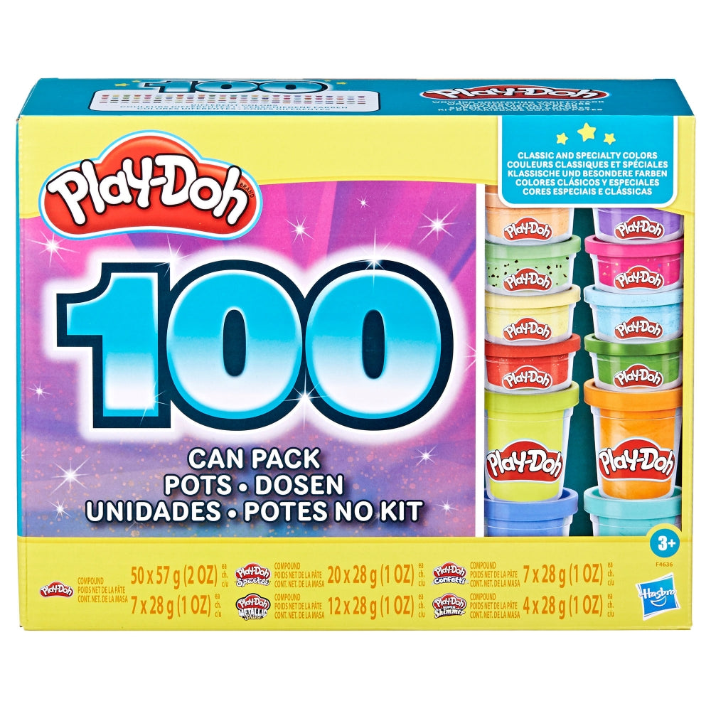 Play-Doh Wow 100 Compound Variety Pack | Sculpting Clay | 100 Cans