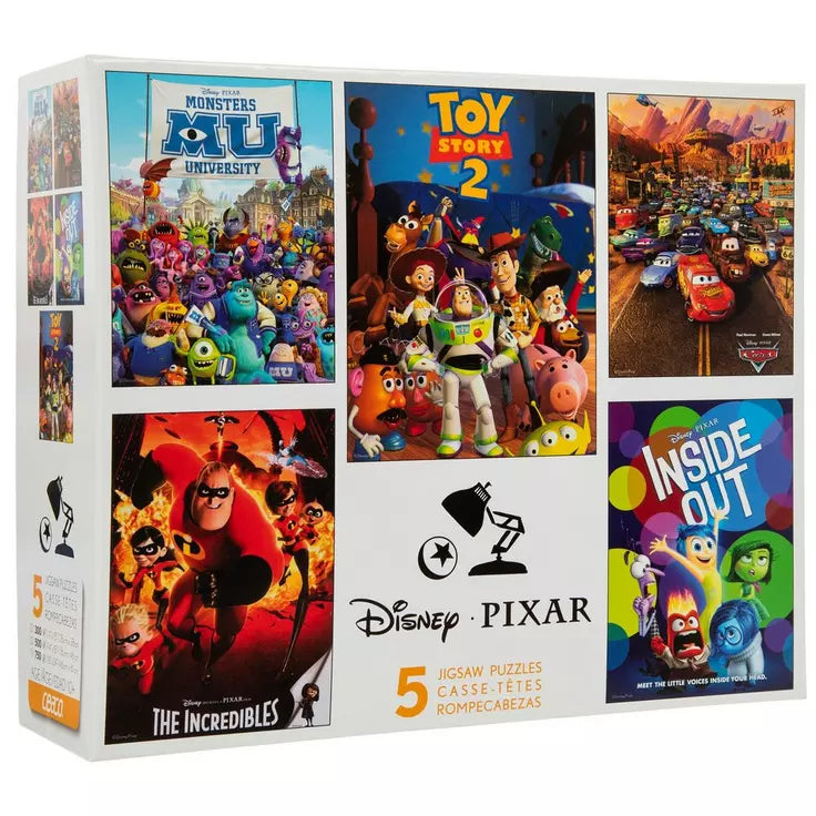 Disney Pixar Puzzles | 5-in-1 Puzzles