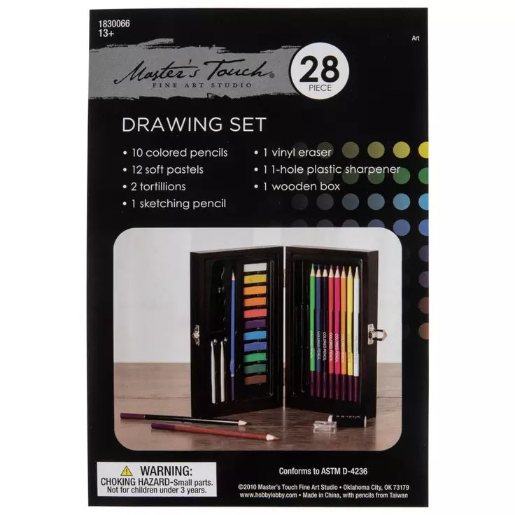 Boxed Drawing Set | 28 Pieces