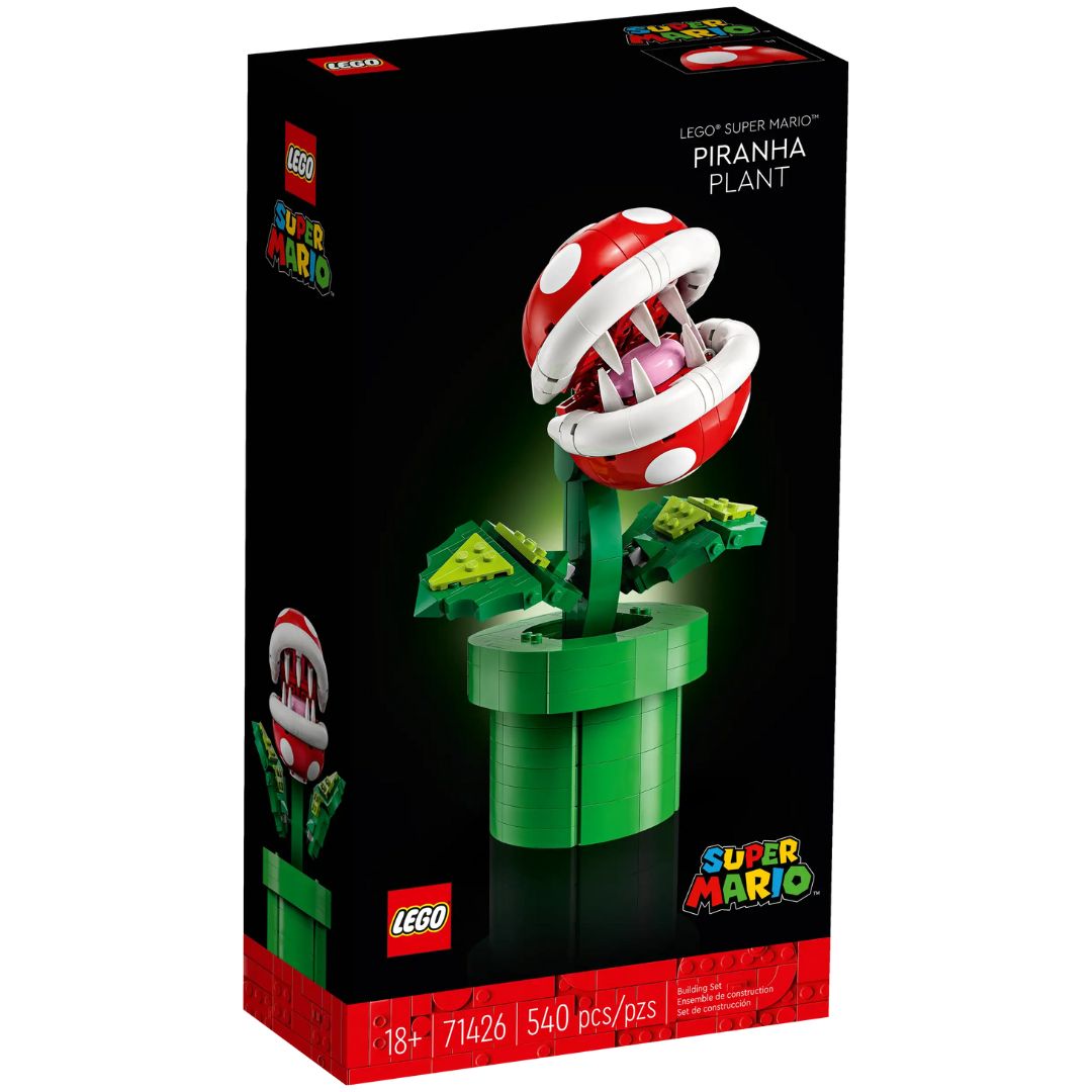 LEGO Piranha Plant 71426 | STEM Education Kit | Spatial Engineering | Dexterity Therapy | Special Parts Kit | 540 Pieces | K12 Education