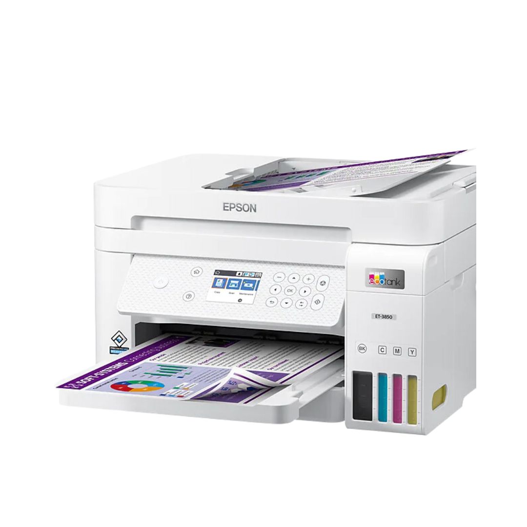 Epson EcoTank ET-3850 Wireless Color All-In-One Inkjet Printer (Auto 2-Sided)